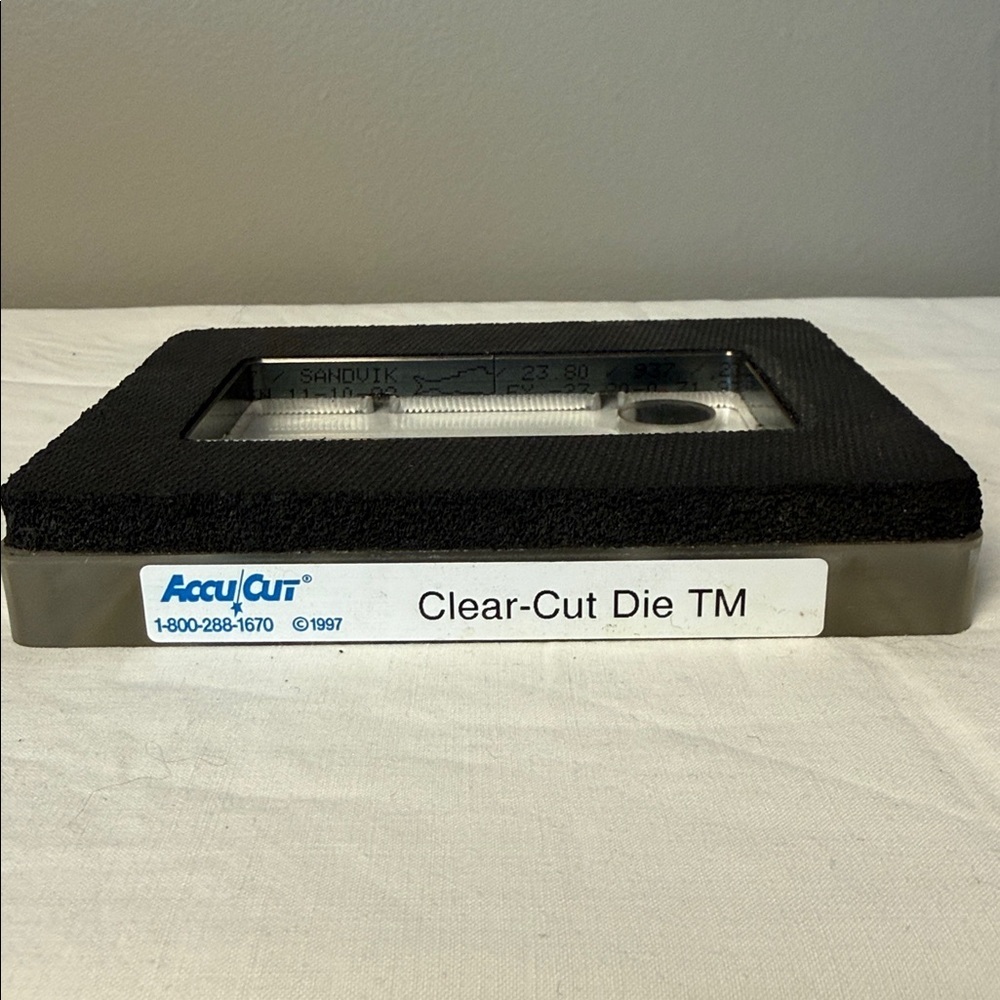 AccuCut Clear-Cut Rectangle Die 6x5" Cutting Die Craft Scrapbooking - Picture 3 of 4